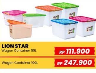 Promo Harga Lion Star Wagon Container 100lt  - Yogya