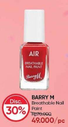 Promo Harga BARRY M Air Breathable Nail Paint  - Guardian