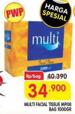 Promo Harga MULTI Facial Tissue 1000 gr - Superindo