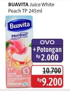 Promo Harga Buavita Fresh Juice Korean White Peach 245 ml - Alfamidi