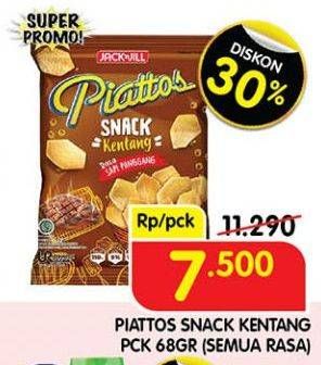 Promo Harga Piattos Snack Kentang All Variants 68 gr - Superindo