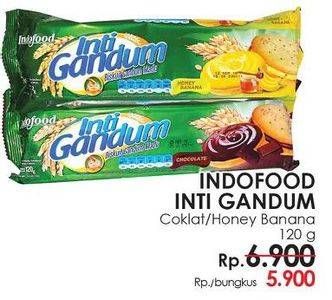 Promo Harga INDOFOOD Biskuit Inti Gandum Chocolate, Honey Banana 120 gr - Lotte Grosir
