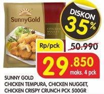 Promo Harga Chicken Tempura / Chicken Nugget / Chicken Crispy Crunch 500gr  - Superindo