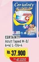 Promo Harga Certainty Adult Diapers L10, L7, M10, M8 7 pcs - Alfamart