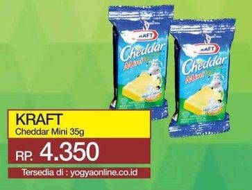 Promo Harga KRAFT Cheddar Mini 35 gr - Yogya