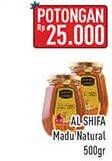 Promo Harga Alshifa Natural Honey 500 gr - Hypermart