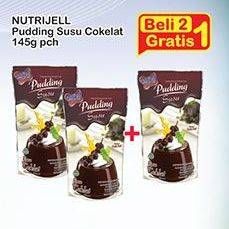 Promo Harga NUTRIJELL Pudding Susu Coklat 145 gr - Indomaret