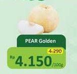 Promo Harga Pear Golden per 100 gr - Alfamidi