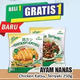 Promo Harga Ayam Nanas Easy to Cook Chicken Katsu, Chicken Teriyaki 250 gr - Hari Hari