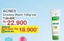 Promo Harga ACNES Creamy Wash 100 gr - Indomaret