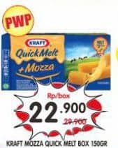 Promo Harga Kraft Quick Melt Mozza 165 gr - Superindo