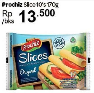 Promo Harga PROCHIZ Slices per 10 pcs 170 gr - Carrefour