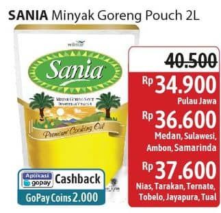 Promo Harga Sania Minyak Goreng 2000 ml - Alfamidi