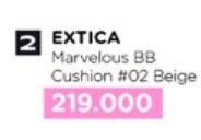 Promo Harga Extica Marvelous BB Cushion 02 Beige  - Watsons