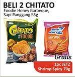 Promo Harga CHITATO Foodie Potato Chips Honey Barbeque, Sapi Panggang per 2 pouch 55 gr - Alfamidi