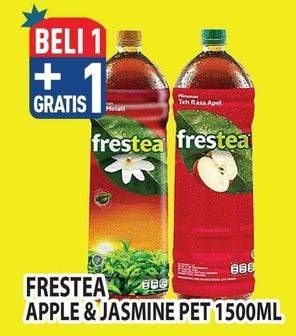 Promo Harga Frestea Minuman Teh Apple, Jasmine 1500 ml - Hypermart