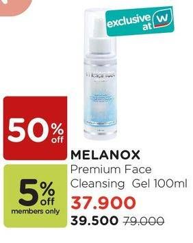 Promo Harga MELANOX Premium Facial Cleansing Gel 100 ml - Watsons