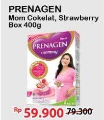Promo Harga Prenagen Mommy Velvety Chocolate, Lovely Strawberry 400 gr - Alfamart