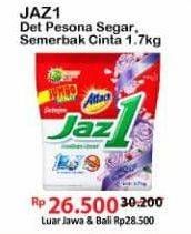 Promo Harga ATTACK Jaz1 Detergent Powder Pesona Segar, Semerbak Cinta 1700 gr - Alfamart