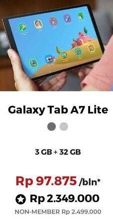 Promo Harga Samsung Galaxy Tab A7 Lite  - Erafone
