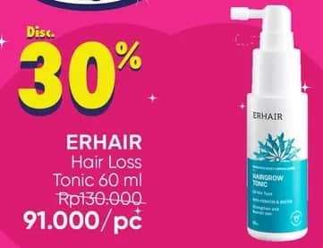 Promo Harga Erhair Hair Loss Tonic 60 ml - Guardian
