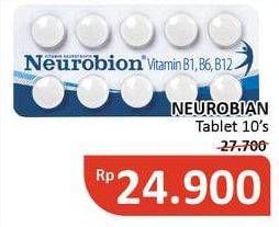 Promo Harga NEUROBION Vitamin Neurotropik Putih 10 pcs - Alfamidi