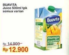 Promo Harga BUAVITA Fresh Juice All Variants 500 ml - Indomaret