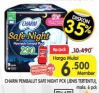Promo Harga Charm Safe Night Wing 29cm 9 pcs - Superindo