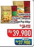 SUNNY GOLD Chicken Stick, Tempura, Chicken Nugget Pop 500gr