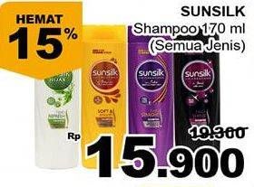 Promo Harga SUNSILK Shampoo All Variants 170 ml - Giant