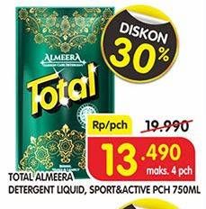 Promo Harga TOTAL Detergent Liquid Almeera 750 ml - Superindo