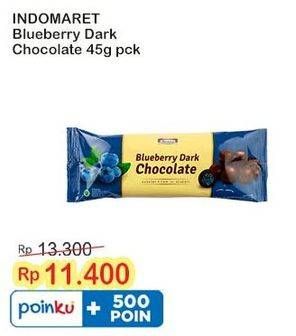 Promo Harga Indomaret Blueberry Dark Chocolate 45 gr - Indomaret