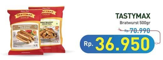 Promo Harga Tastymax Bratwurst 500 gr - Hypermart