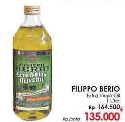Promo Harga FILIPPO BERIO Olive Oil Extra Virgin 1 ltr - LotteMart