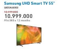 Promo Harga SAMSUNG UA55AU8000 - UHD Smart TV 55"   - Electronic City