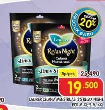 Promo Harga Laurier Celana Menstruasi M-XL, S-M 2 pcs - Superindo