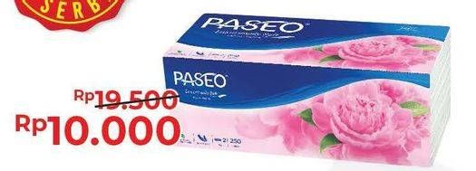 Promo Harga PASEO Facial Tissue 250 pcs - Alfamart