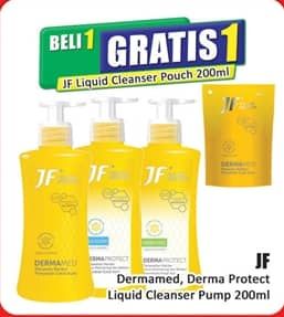 Promo Harga JF Body Wash Dermamed, Derma Protect Green Cool 200 ml - Hari Hari