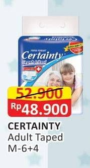 Promo Harga Certainty Adult Diapers M10 10 pcs - Alfamart