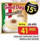 Promo Harga Good Day Cappuccino per 30 sachet 25 gr - Superindo