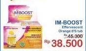 Promo Harga Imboost Effervescent with Vitamin C Orange 8 pcs - Indomaret