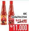 Promo Harga ABC Sambal 275 ml - Hypermart
