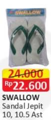 Promo Harga SUN SWALLOW Sandal Jepit All Variants  - Alfamart