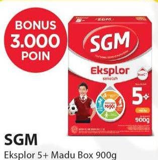 Promo Harga SGM Eksplor 5+ Susu Pertumbuhan Madu 900 gr - Alfamart