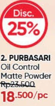 Promo Harga Purbasari Oil Control Matte Powder 12 gr - Guardian