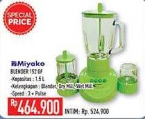 Promo Harga MIYAKO BL 152 Blender GF  - Hypermart