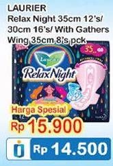 Promo Harga Relax Night 35cm 12p, 30cm 16p  - Indomaret