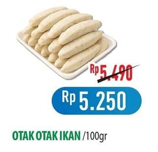 Promo Harga Otak Otak Ikan Curah per 100 gr - Hypermart