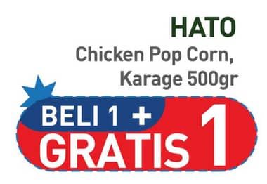 Promo Harga Hato Chicken Karage/Popcorn  - Hypermart