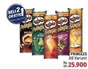 Promo Harga PRINGLES Potato Crisps All Variants  - LotteMart